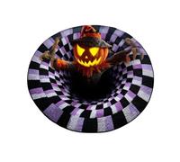Alfombra Ilusión Óptica Halloween Alfombra Abismo Acolchada Antideslizante