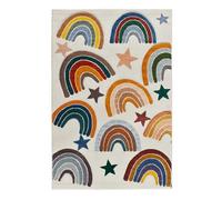 Alfombra infantil arcoíris multicolor balloon, 120x170 cm - atticgo