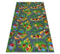 Alfombra infantil Calles LITTLE VILLAGE 150x150 cm