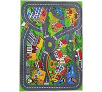 Alfombra Infantil de Carretera y Ciudad | Alfombra de Juegos para Niños | Decoración Habitación Infantil Fácil de Lavar (200x300cm)