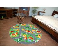 Alfombra infantil de terciopelo LITTLE GOLIATH círculo circulo 100 cm