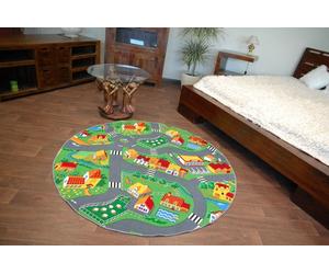 Alfombra infantil de terciopelo LITTLE GOLIATH círculo circulo 100 cm