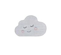 Alfombra infantil forma nube plata candy, 80x120 cm - atticgo