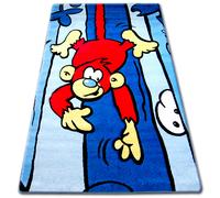 Alfombra infantil HAPPY C176 azul Mono 140x190 cm