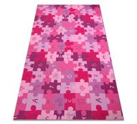 Alfombra infantil PUZLE violeta 100x150 cm