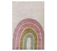 Alfombra infantil Rainbow Pink 130 × 90 cm | Little Dutch