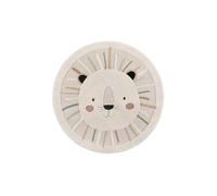 Alfombra infantil redonda león multicolor clown, 120x120 cm - atticgo