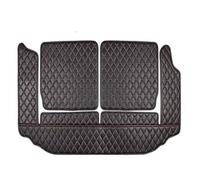 Alfombra Interior Cuero para Maletero para Suzuki para Jimny JB64 para Sierra JB74W 2019-2025 Funda Maletero Coche(Black-Red)