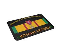 Alfombra Interior El Destinatario De La Medalla Estrella De Bronce Es Claramente Visible Duradera Alfombra Entrada Interior Atrapapolvo Trampa De Tierra para Recibidor Oficina Hogar 60X40Cm