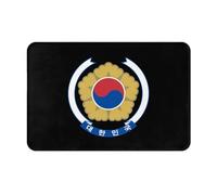 Alfombra Interior Emblema De Corea del Sur Duradera Felpudo Entrada Interior Fino Tapete Entrada Casa para Pasillo Balcón Casa 60X40Cm