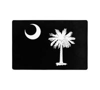 Alfombra Interior Palmetto De Carolina del Sur Atrapapolvo Felpudo Lavable Felpudo Entrada Casa para Recibidor Pasillo Balcón 60X40Cm