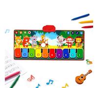 Alfombra Juego Musical Piano Almohadilla Multifuncional Sensorial Musical | Alfombra Musical Infantil Para Cuna Hogar Baño Ducha Coche Silla De Coche Viaje Juego Al Aire Libre
