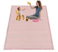 Alfombra Juegos Bebes Acolchada 80 x 120 cm, Alfombra Gateo Bebe Antideslizante Lavable Pelo Corto 2 CM de Espesor, Alfombra Infantil, Alfombra De Habitacion Bebe, Adecuadas para Gatear y Jugar
