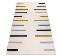 Alfombra KIDDO 1465 blanco / gris claro Geométrica líneas para niños sensorial 240x330 cm