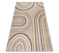 Alfombra KIDDO 6107 crema / blanco geométrico para niños sensorial 120x170 cm