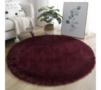 Alfombra lanuda de terciopelo ultra afelpada, antideslizante, de fibra sintética, suave, lavable a máquina, color sólido moderno para dormitorio, sala de estar, guardería, niños, mascotas, varios