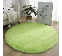Alfombra lanuda de terciopelo ultra afelpada, antideslizante, de fibra sintética, suave, lavable a máquina, color sólido moderno para dormitorio, sala de estar, guardería, niños, mascotas, varios