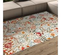 Alfombra Lavable 200x300 Alfombras salón geométricas Coloridas Antideslizantes Interiores Modernas Mediados Siglo Suaves Pelo bajo Dormitorio Juegos Pop Art Retro