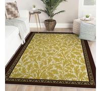 Alfombra Lavable 60x120 Alfombras Hojas Roble Accesorios salón Dormitorio Zona Antideslizante Suave Pelo bajo Alfombra Planta Vintage decoración otoñal Alfombra Interior