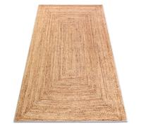 Alfombra lavable ANDRE 1017 Trenza antideslizante - beige 80x150 cm