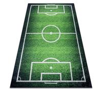 Alfombra lavable BAMBINO 58690 Cancha futbol para niños antideslizante - verde 120x170 cm