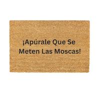 Alfombra Lavable Lavadora Apurale Que SE Meten Las Mo Scas Felpudo de Bienvenida, Divertido Felpudo para Puerta (Gold, 40x60cm)
