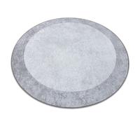 Alfombra lavable MIRO 51648.802 circulo Mármol antideslizante - gris claro circulo 200 cm