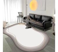 Alfombra Lavable para Salón, Alfombra Moderna Suave Y Antideslizante, Alfombras para Dormitorio, Comedor, Oficina En Casa, Residencia De Estudiantes(Pattern E,120x160cm)