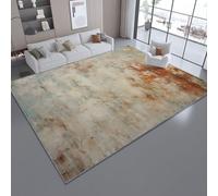 Alfombra Lavable Salon Acuarela Estilo 160 x 230 cm, Antideslizante y Antibacteriano Vintage Abstracto Texturas Alfombra Impresa - Suave Duradera Adecuada para Oficina Dormitorio y Cocina Color