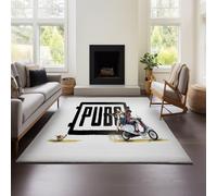 Alfombra Ligera Y Lujosa para Sala De Estar, Estilo Playerunknown's Battlegrounds, Estilo Nórdico Italiano, Villa De Alta Gama, Manta Grande para Sofá Plano, Alta Gama. (Battlegrounds 03,160x240cm)