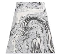 Alfombra LIRA E1686 Abstracta estructural moderna glamour - gris 160x220 cm