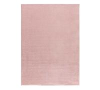Alfombra lisa lavable color rosa coraline, 60x100 cm - atticgo
