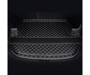 Alfombra Maletero Coche para X5 Five Seats 2019 2020, Alfombrilla para Maletero De Coche Lado Alto Forro Carga Alfombra Cubierta Interior(Beige Negro,A)