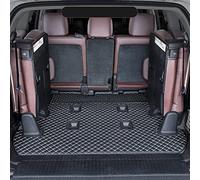 Alfombra Maletero Esteras De Cuero Maletero Bandeja Protectora Antisuciedad Revestimiento De Carga, Accesorios, Esteras para Land Cruiser 200 2017 2018 Accesorios(Beige Negro)