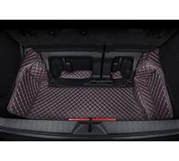 Alfombra Maletero Esteras para Maletero De Coche De Cuero para Toyota para Sienna 2021 Bandeja Protectora Antisuciedad Forro De Carga Accesorios con Estilo Accesorios(Black red2)