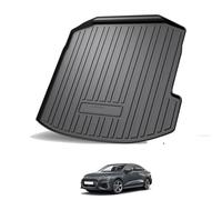 Alfombra Maletero para Audi A3L Sedan 2021-2024, TPE Alfombrillas Impermeables Revestimiento Carga Trasera Impermeable Alfombras protección,no Net Pocket on The Left Side of The Trunk