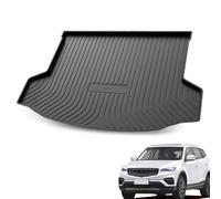 Alfombra Maletero para Geely Boyue Pro 2020-2021, TPE Alfombrillas Impermeables Revestimiento Carga Trasera Impermeable Alfombras protección,no Net Pocket on The Right Side of The Trunk