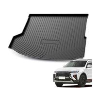 Alfombra Maletero para Geely Boyue X 2022-2024, TPE Alfombrillas Impermeables Revestimiento Carga Trasera Impermeable Alfombras protección,Net Pocket on The Right Side of The Trunk