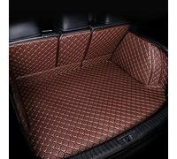 Alfombra Maletero para Nissan para Kicks 2017 2018 2019 2020 The Trunk Cargo Forro De Cuero Impermeable Boot Liner Cargo Compartment Floor Carpet Mud Accesorios(Café)
