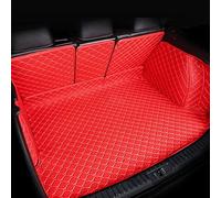 Alfombra Maletero para Nissan para Kicks 2017 2018 2019 2020 The Trunk Cargo Forro De Cuero Impermeable Boot Liner Cargo Compartment Floor Carpet Mud Accesorios(Rojo)