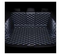 Alfombra Maletero para Skoda para Octavia (años 2007 A 2014) Detalles Interiores Accesorios Alfombra Cuero Resistente Alfombrillas Maletero Coche(Black and Blue,Size1 2007-2014)