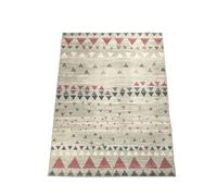 Alfombra microfibra (180x120 cm) triangles - rojo