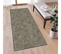 Alfombra moderna abstracta antideslizante de 80 x 150 cm, color gris oscuro, lavable, ancho ajustable 40120 cm, ideal para pasillo, dormitorio, cocina y pasillo.