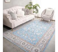 Alfombra moderna con diseño floral para sala de estar y dormitorio, pelo corto, ideal para niños, 90 x 180 cm, elegante decoración del hogar