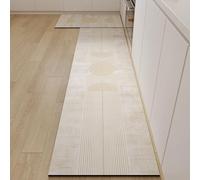 Alfombra moderna de líneas simples para cocina, resistente al desgaste, absorbente, de secado rápido, alfombrilla antideslizante para entrada de baño (estilo6,45 x 120 cm)