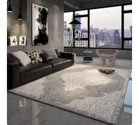 Alfombra moderna de lujo de 120 x 160 cm, antideslizante, decorativa, para sala de estar, dormitorio, entrada, sofá, mesa de centro, decoración del suelo