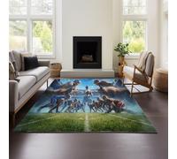 Alfombra Moderna De Playerunknown's Battlegrounds para Sala De Estar, Dormitorio Infantil, De Pelo Corto, Lavable, Antideslizante, para Coche. (Battlegrounds 03,100x120cm)