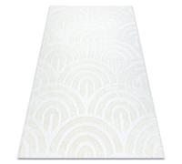 Alfombra moderna MODE 8629 conchas crema 140x190 cm