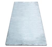 Alfombra moderna TEDDY NEW dream 47 shaggy felpa muy gruesa plateado 60x100 cm