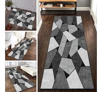 Alfombra, Moqueta, 100cm 1.5m 2m 250cm 3m 3.5m 4m 4.5m 5m 6m Non Slip Washable for Bedroom Hallway Living Room Kitchen - Modern Geometric Pattern(60x150cm/2ftx4.9ft)